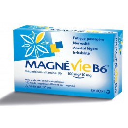 MAGNEVIE B6 100MG/10MG, 60 COMPRIMES