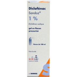 DICLOFENAC SANDOZ 1% GEL, 100ML