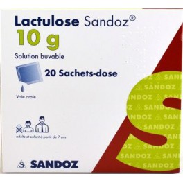 LACTULOSE SDZ 10G, 20 sachets 15ML 