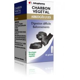 ARKOGELULES CHARBON VEGETAL X45 GELULES