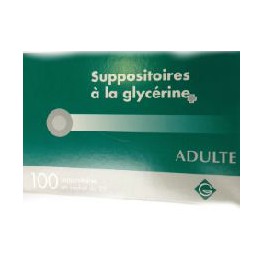 GILBERT, 100 suppositoires glycérine adultes 