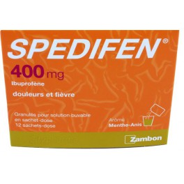 SPEDIFEN 400MG, granulés buvables, 12 sachets 