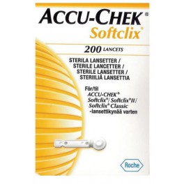 ACCU-CHECK SOFTCLIX, 200 lancettes