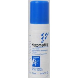 HEXOMEDINE SOLUTION PULVERISATION 75ML HEXOMEDINE SOLUTION PULVERISATION 75ML