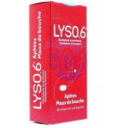 LYSO-6 SUBLINGUAL BOÎTE DE 30 COMPRIMES