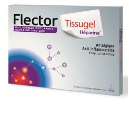 FLECTOR TISSUGEL HEPARINE, 3 emplatres
