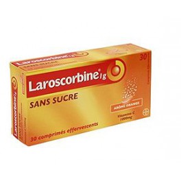 LAROSCORBINE 1G SANS SUCRE 2x15 COMPRIMES EFFERVESCENTS