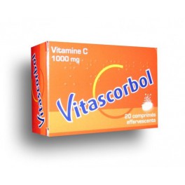 VITASCORBOL VITAMINE C 20 COMPRIMES.EFFERVESCENT 1G VITASCORBOL VITAMINE C 20 COMPRIMES.EFFERVESCENT 1G