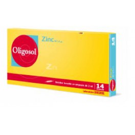 OLIGOSOL ZINC, 14 ampoules buvables 2ML OLIGOSOL ZINC, 14 ampoules buvables 2ML