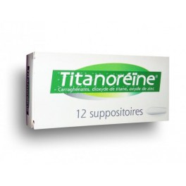 TITANOREINE 12 SUPPOSITOIRES