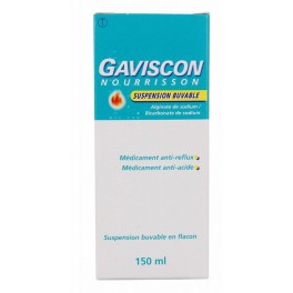 GAVISCON, suspension buvable nourrissons, 150ML GAVISCON, suspension buvable nourrissons, 150ML