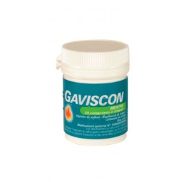 GAVISCON 500MG, 20 comprimés menthe