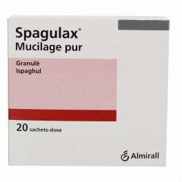 SPAGULAX MUCILAGE PUR, 20 sachets poudre effervescente