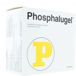 PHOSPHALUGEL, 26 sachets poudre buvable 20G PHOSPHALUGEL, 26 sachets poudre buvable 20G