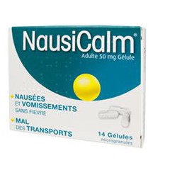 NAUSICALM 50MG, 14 gélules