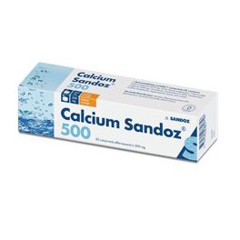 CALCIUM SANDOZ 500MG, 20 comprimés effervescents