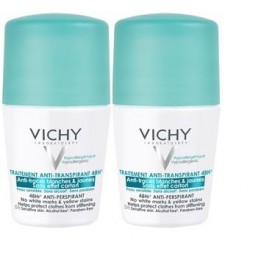 VICHY DEO BILLE ANTI-TRACES BLANCHES 50ML X2