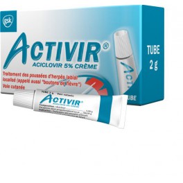 ACTIVIR 5% CREME TUBE 2G