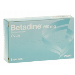 BETADINE 250MG, 8 ovules