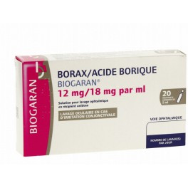 BORAX/AC. BORIQUE BGA 12/18MG 20 UNIDOSES 5ML BORAX/AC. BORIQUE BGA 12/18MG 20 UNIDOSES 5ML