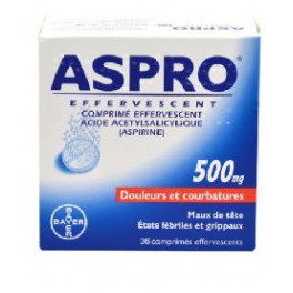 ASPRO FLASH 500MG CPR BT 20