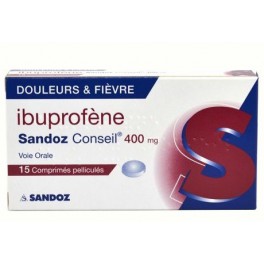 IBUPROFENE SDC 400MG, 15 comprimés IBUPROFENE SDC 400MG, 15 comprimés
