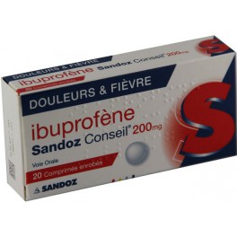 IBUPROFENE SDC 200MG, 20 comprimés