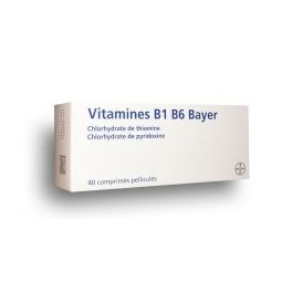 VITAMINE B1-B6 BAYER, 40 comprimés