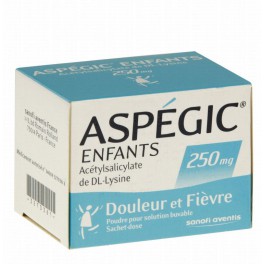 ASPEGIC 250MG, poudre buvable, 20 sachets