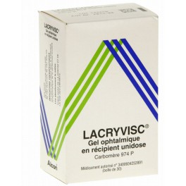 LACRYVISC, gel ophtalmique, 30 unidoses