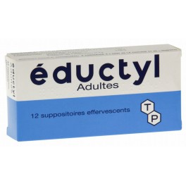 EDUCTYL, 12 suppositoires effervescents adultes