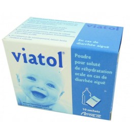 VIATOL SOLUTE DE REHYDRATATION ORALE 10 SACHETS