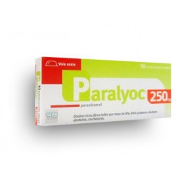 PARALYOC 250MG, 10 comprimés lyophilisés