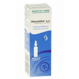 DESOMEDINE 0,1% COLLYRE ANTISEPTIQUE 0,6ML 10