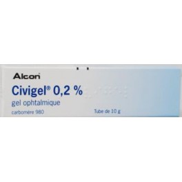 CIVIGEL 0,2%, gel ophtalmique, tube 10GR