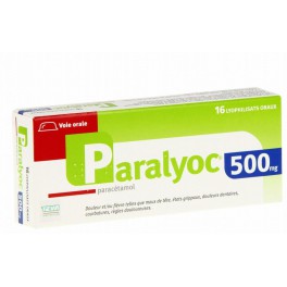 PARALYOC 500MG, 16 comprimé adulte