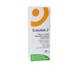 CROMABAK 2%, collyre, flacon 10ML