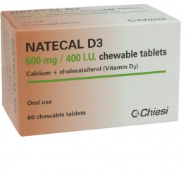 NATECAL VITAMINE D3, 60 comprimés orodispersibles