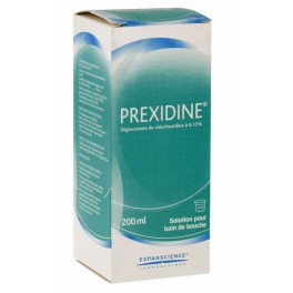 PREXIDINE 0,12%, bain de bouche 200ML PREXIDINE 0,12%, bain de bouche 200ML