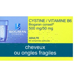 CYSTINE B6 BGC 500/50MG CPR 60