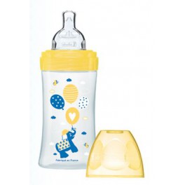 DODIE BIBERON SENATION DEBIT2 270ML JAUNE