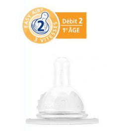 DODIE TETINE SILICONE 3 VITESSES DEBIT 2 2EME ÂGE