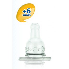 DODIE TETINES COL ETROIT 3 VITESSES DEBIT 2 6+ MOIS SILICONE X2 DODIE TETINES COL ETROIT 3 VITESSES DEBIT 2 6+ MOIS SILICONE X2
