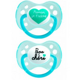 DODIE SUCETTE SILICONE JOUR 0-6M X2 DODIE SUCETTE SILICONE JOUR 0-6M X2