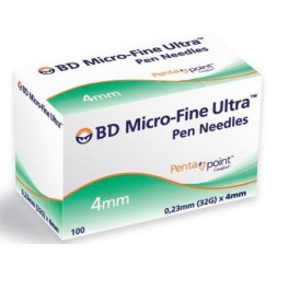 BD MICRO-FINE ULTRA, 100 AIGUILLES 4MM BD MICRO-FINE ULTRA, 100 AIGUILLES 4MM