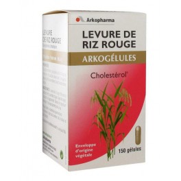 ARKOGELULES, levure rouge de riz, 150 gélules ARKOGELULES, levure rouge de riz, 150 gélules