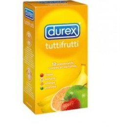 DUREX TUTTIFRUTTI +2KIWI , 12 préservatifs masculins