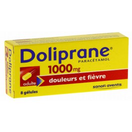 DOLIPRANE 1000MG, 8 gélules DOLIPRANE 1000MG, 8 gélules