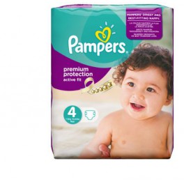 PAMPERS ACTIVE FIT COUCHES T4 X24