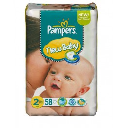 PAMPERS NEW BABY JUMBO T2 3-6KG 74